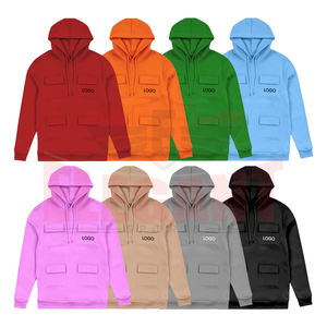 เสื้อฮู้ดกีฬาแบบสวมหัวของผู้ชายเสื้อมีกระเป๋าใส่ของสี่ช่องใส่โลโก้ออกแบบได้ตามที่ต้องการดีไซน์ล่าสุดมีขนาด XS - Product Image 3