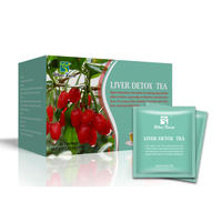 Thé aux herbes biologique naturel pour le soin du foie, marque privée OEM, thé détox pour la digestion et le bien-être quotidien, personnalisable