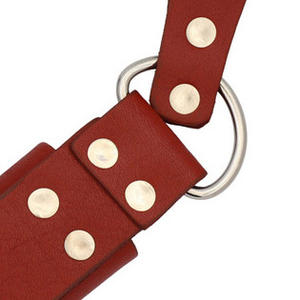 Soporte de espada de rana Medieval para diestros de alta calidad, cuero de vaca genuino en granate para manualidades de cuero - Product Image 4