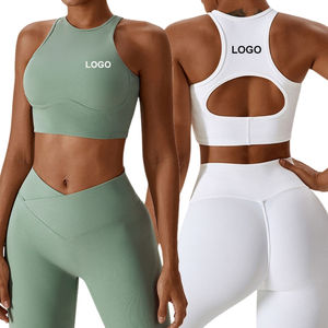 สปอร์ตบราผ้าสแปนเด็กซ์ซับเหงื่อพร้อมพิมพ์ลายถ่ายโอนความร้อนแห้งเร็วระบายอากาศได้ดี - Product Image 1