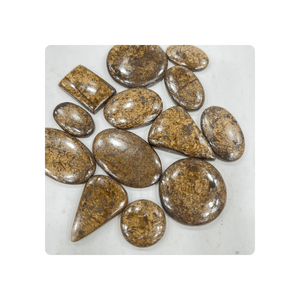 Cabujón de Broncita Natural Premium para la Elaboración de Joyería de Fantasía, Forma y Tamaño Mixtos, 20-40 mm - Product Image 6