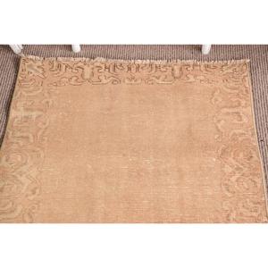 พรมตุรกี ขนาดใหญ่พิเศษ 2.6x6.5 ฟุต พรมลายต้นไม้และพืชสีเบจ - Product Image 5