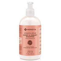 Ensemble de soins capillaires au miel et au yaourt nourrissant OEM 500 ml, shampooing et après-shampoing hydratant, réparateur et lissant pour tous types de cheveux, biologique