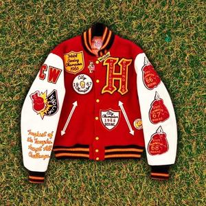 VESTE VARSITY HAUTE QUALITÉ COL MONTANT FORMMAL LOGO AVANT IMPERMÉABLE RESPIRANT - Product Image 3