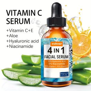 Suero Facial Coreano 4 en 1 con Vitamina C, Ácido Hialurónico, Corrector de Manchas Oscuras y Acné, Cosmético Aclarante para Uso Doméstico - Product Image 4