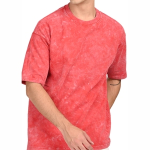 เสื้อยืดสำหรับผู้ชายผ้าซักกรดปัก100% ผ้าฝ้ายสำหรับผู้ชายวินเทจ - Product Image 4