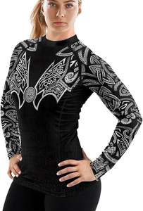 Conjunto de Pantalones de Compresión y Rashguard de MMA Personalizable OEM de Waseem Impex, 100% Poliéster, Ropa de Compresión Deportiva de Secado Rápido para Artes Marciales - Product Image 4