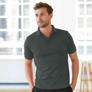 Polo de secado rápido para hombre Polo transpirable logotipo personalizado y bordado - Product Image 3