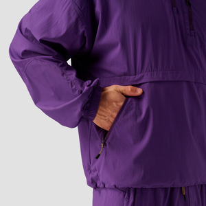 Custom Logo <b>Men's</b> Lightweight Hooded Windbreaker <b>Jacket</b> Waterproof Outdoor Sports <b>Pullover</b> Anorak Half Zip Hiking Running Coat - Product Image 3