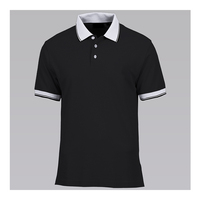 T-shirt polo léger pour homme offrant confort et flexibilité supérieurs pour les modes de vie actifs avec des propriétés d'évacuation de l'humidité