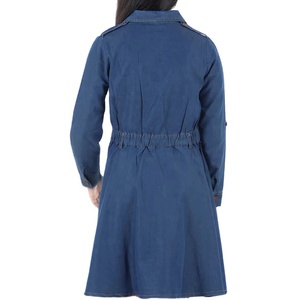 แจ็คเก็ตยีนส์ฤดูหนาวขายส่งสำหรับผู้หญิง สไตล์วินเทจลำลอง ทรงหลวม สีและโลโก้ปรับแต่งได้ แห้งเร็ว - Product Image 4