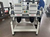 Machine à broder automatique à double tête pour point de chaîne nouvel état pour usage domestique deux appareils broderie à capuchon plat