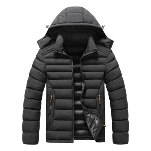 Manteau bouffant à capuche détachable pour hommes coupe extérieure personnalisée de bonne qualité coupe-vent veste bouffante pour hommes - Product Image 2