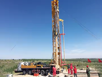 Haute efficacité opérationnelle 1200M profondeur de forage eau puits plate-forme de forage Chine XSL12-600 eau-well-drilling-rig