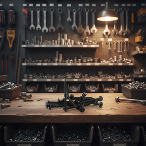 Class 8.8 PDC Brand Model 9 Drywall Screw Drill Point Self-Drilling Bugle Head Phosphate Coated Gypsum Boards-Metric/Inch Carbon - Product Image 1