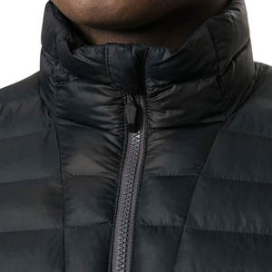 Chaqueta acolchada de burbujas de nailon acolchada para hombre de alta calidad personalizada 2025, chaqueta ligera cálida de invierno con decoración de bolsillo - Product Image 3