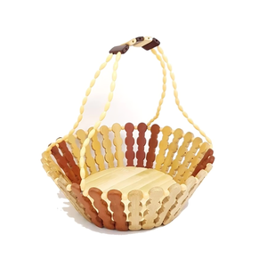 Handcrafted <b>Wooden</b> Bucket Vintage Style Farmhouse Planter Eco-Friendly Multipurpose Storage Container for Home Garden - Product Image 1