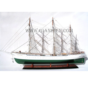 Gia Nhien Fabricant Approuve la Conception Personnalisée de Haute Qualité Modèle de Grand Bateau JOUTSEN Décoration en Bois pour la Maison Basse quantité minimale de commande - Product Image 1