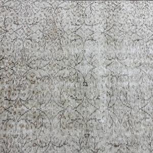 Tapis turc à accents turcs 3,5x6,6 pi (106x201 cm), tapis vintage gris à pois - Product Image 5