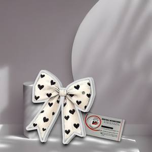 Azulejos Magnéticos Acrílicos Personalizables para Extensión de Pestañas, Diseño de Corazón Negro y Amor Blanco, Mariposa y Flor, Ecológicos, Marca Privada - Product Image 1