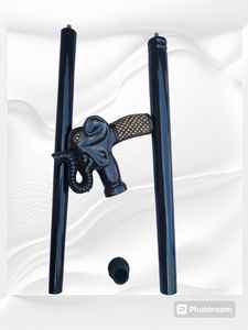 Canne de marche pliable en bois avec poignée en bois de rose en forme d'éléphant, embout en caoutchouc, bâton de randonnée fait à la main, 36 pouces - Product Image 3