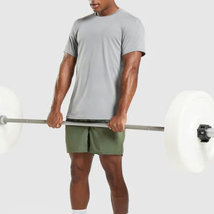 Camiseta Deportiva Informal de Manga Corta para Hombre, Ligera, Sin Costuras, Transpirable, Versátil, para Gimnasio, Disponible en Todos los Colores y Tallas - Product Image 4