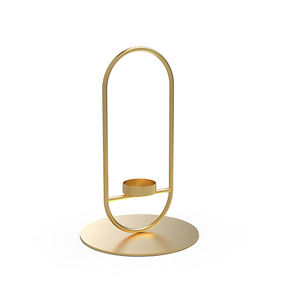 Elegante Navidad Hierro Metal Pilar Portavelas Decoración hecha a mano para bodas y ocasiones festivas - Product Image 1