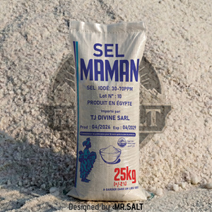 Sal de Mesa Iodada de 25 kg de la Marca Sel Maman |   30-70 ppm de yodo |   Polvo Refinado - Product Image 1