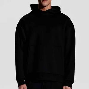 Sweat à capuche surdimensionné pour hommes Premium 450gsm 100% coton polaire conception solide doublure personnalisée Streetwear mode 2025 - Product Image 3