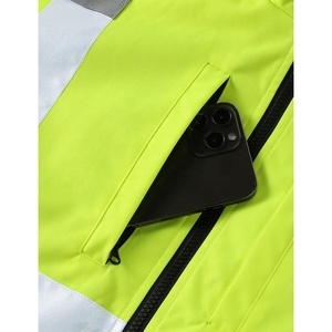 Veste de travail haute visibilité industrielle, veste de sécurité réfléchissante, veste de protection fluorescente pour travaux de construction et de circulation - Product Image 6