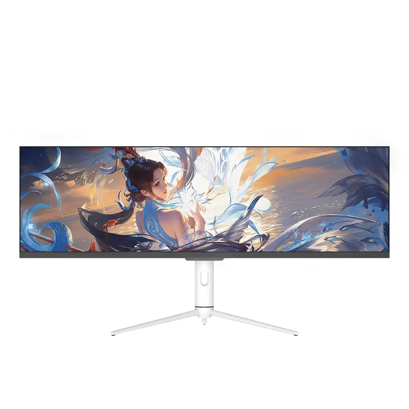 Monitor Oem Super Breed 43.8 44 Inch 120Hz 3840*1080 Dfhd Lcd Led 1 Ms 32:9 Ips Scherm Witte Computer Gaming Zakelijke Pc Monitor