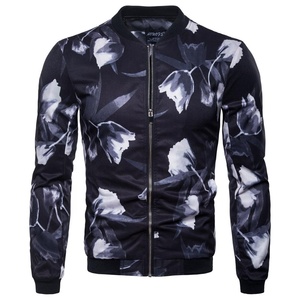 OEM Service Mens Custom Satins Sublimated Embroidered <b>Baseball</b> <b>Bomber</b> <b>Jacket</b> for Man - Product Image 3