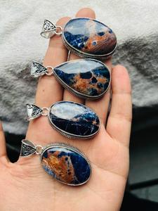 จี้พลอยโรสควอตซ์ธรรมชาติเหมาะสำหรับนักออกแบบเครื่องประดับและร้านขายลูกปัด - Product Image 5