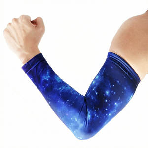 Manchon de bras en polyester durable, protection solaire UV, compression rafraîchissante, sport, basketball, football, course à pied, gym, manchon de bras en vrac - Product Image 6