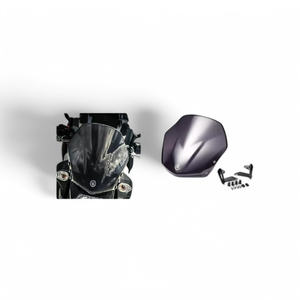 Pare-brise sport Yamaha d'origine pour MT-07 2014-2017, état neuf, pare-brise de moto fumé, modèle 1WSF83J00000 - Product Image 1