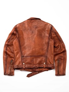 Venta al por mayor chaquetas de cuero genuino de los hombres chaqueta de cuero personalizado para los hombres de otoño e invierno al aire libre de cuero abrigos de motocicleta - Product Image 2