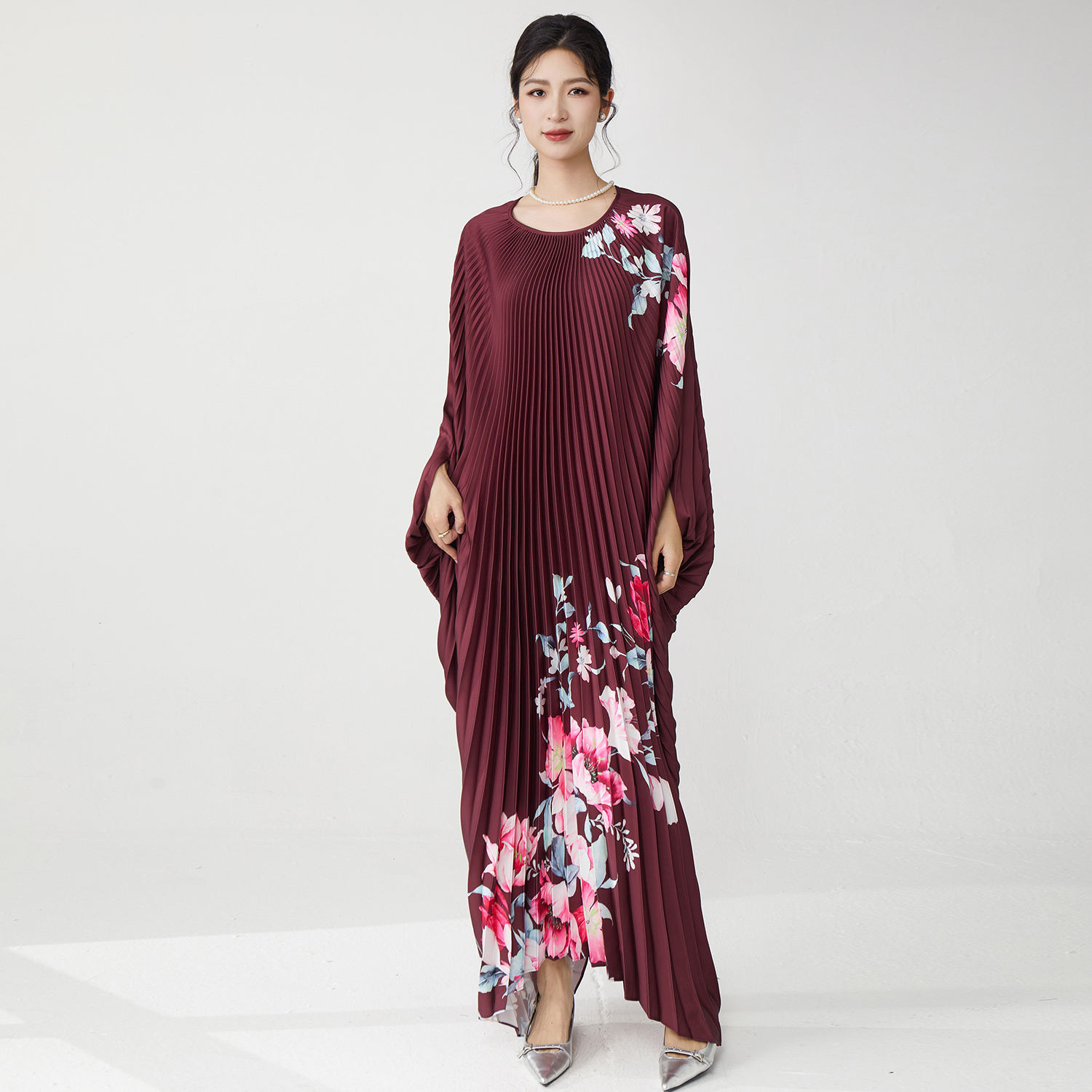 Best Selling Batwing Dress 2025 New Elegant Women's Abaya Style