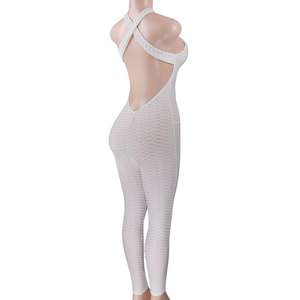 ชุดออกกำลังกายในยิมของผู้หญิงชุดออกกำลังกายกางเกงเลกกิ้งใส่วิ่งเล่นโยคะบราผูกเชือกสำหรับผู้หญิง - Product Image 4