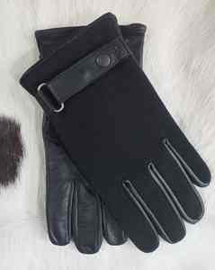 Gants en cuir en gros OEM, logo personnalisé, cuir lisse, prise en main confortable pour la conduite, les excursions en plein air et une protection décontractée - Product Image 4