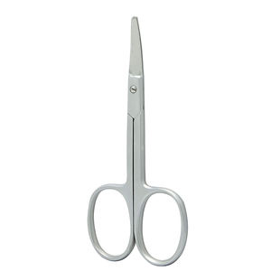 Ciseaux à ongles fins en acier inoxydable à lames tranchantes incurvées manucure ciseaux à ongles cuticules 3.2 pouces avec pochette - Product Image 1