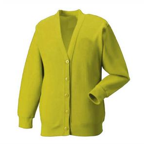 Suéteres de punto con cuello en V para mujer, tela suave con bordado de retazos versátiles para hermandades de primavera y cárdigans de fraternidad - Product Image 3