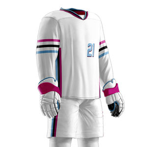 Mejor Fabricante y Proveedor de Uniformes de Hockey sobre Hielo con Logotipo Personalizado, Uniforme de Hockey sobre Hielo de Poliéster para Venta en Línea, Servicio OEM - Product Image 4