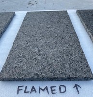 Dalles de granit poli noir flammé du Rajasthan, design traditionnel, pour allées, escaliers et pavés de cour extérieure