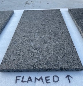 Rajathan Ash สีดำเปลวไฟหินแกรนิตกระเบื้องทางเดินกลางแจ้งทางเดินทางเดินขัดทางเท้าบันไดสำหรับพื้นบันได - Product Image 5