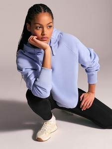 Sudadera con capucha transpirable con logotipo personalizado para correr de Fitness de mujer cómoda y vendedora caliente para sudaderas con capucha de diseño de desgaste de invierno - Product Image 5