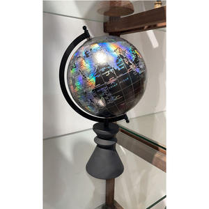 Black Ocean World Globe Desk Decor Earth Globe World Globe (Medium Black ) Ideal para la decoración del hogar - Product Image 6