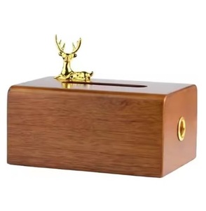 Porte-boîte à mouchoirs rectangulaire personnalisé Matériau en bois Taille et formes personnalisées Porte-serviettes de l'Inde Vente à chaud - Product Image 2