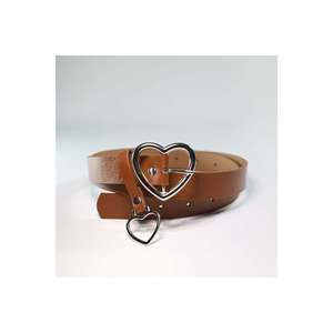 Ceinture basique pour femme avec boucle en forme de cœur, ceinture pour pantalon, ceinture pour chemise, ceinture pour veste - TABA - Product Image 3