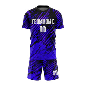 Kit de football par sublimation complète personnalisé pour hommes et femmes maillot de football confortable en tissu doux et léger 100% polyester - Product Image 2