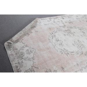 พรมตุรกีขนาด 5.6x8.6 ฟุต, พรม, พรมลายตารางสีขาวทำจากขนสัตว์ - Product Image 5